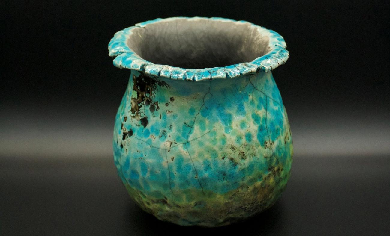 Blauw Raku (1)